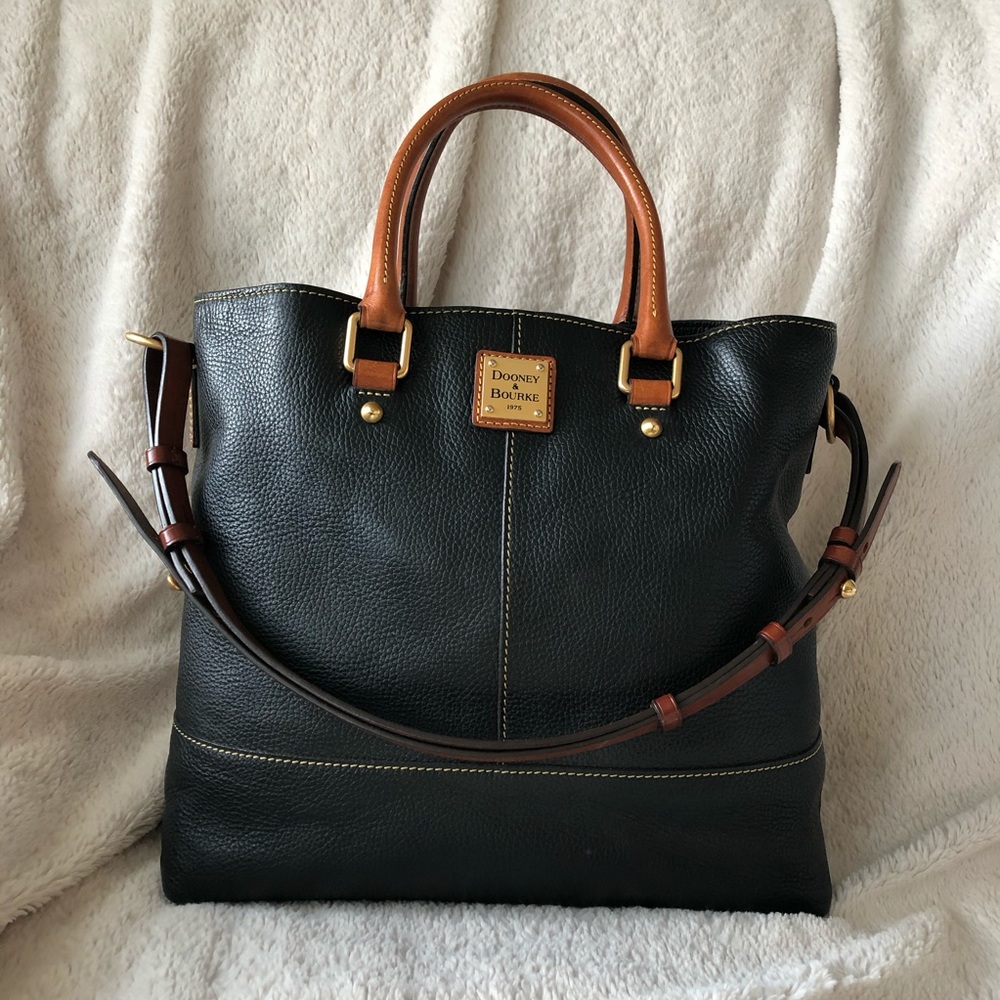 Dooney & Bourke Chelsea Leather Shopper Black